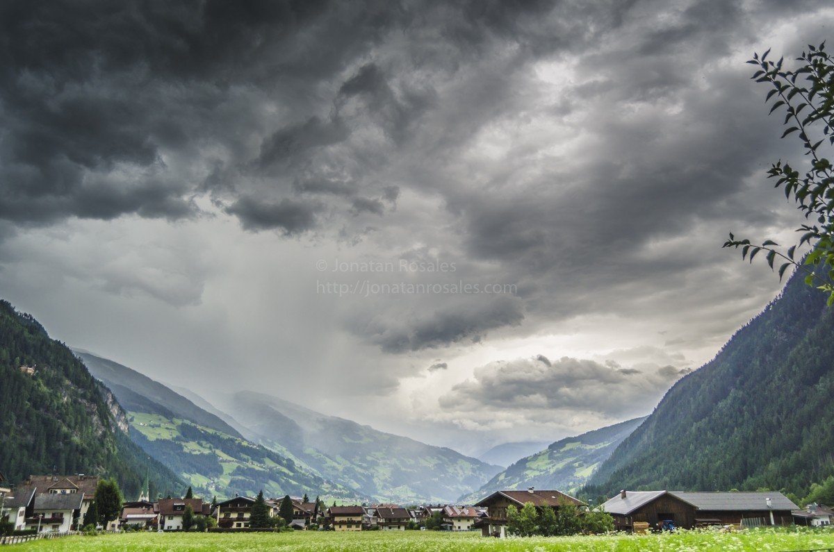Storm in the Alps - Austria