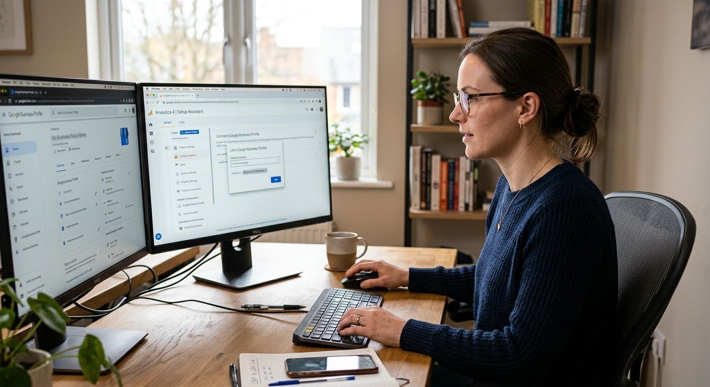 Connect Google Business Profile to Google Analytics 4