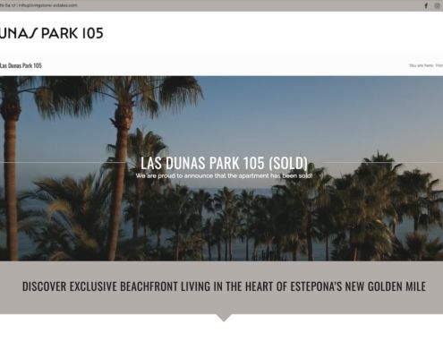 lasdunaspark105.com landing page